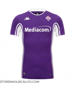 Fiorentina Maglia Gara Casa Repliche 2025-26 Maniche Corte